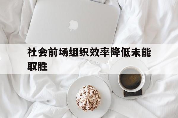 包含社会前场组织效率降低未能取胜的词条
